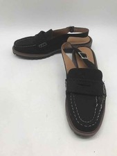 Pre-Owned Franco Sarto Black Size 8 Lugg Sole Flats