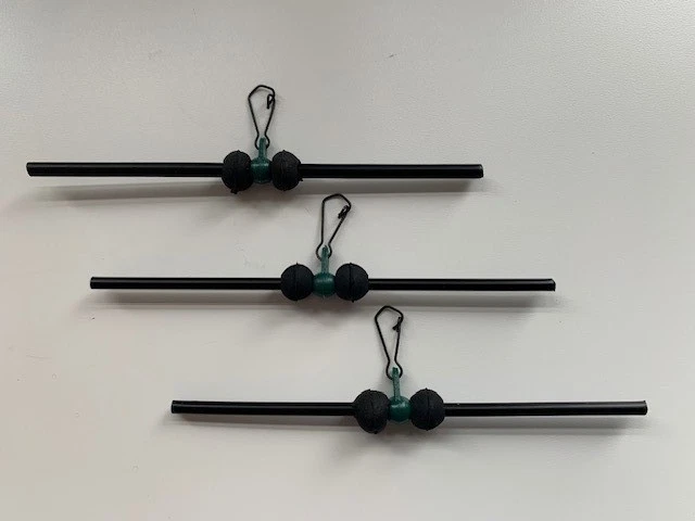 EUROFISHING 9 x Karpfen Angeln Hubschrauber Anti-Tangle Rig Ausleger - Packung mit x neun 100 mm (4")