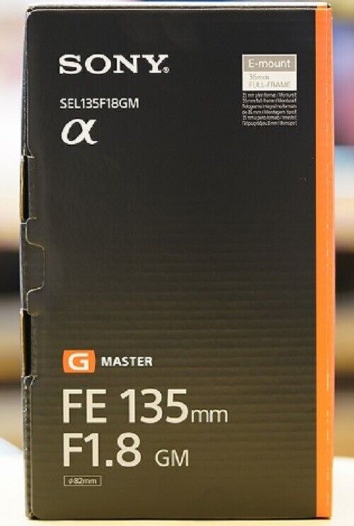 SONY FE 135mm F1.8 GM SEL135F18GM for SONY E mount EMS w SONY FE 135mm F1.8 GM SEL135F18GM for SONY E mount EMS w