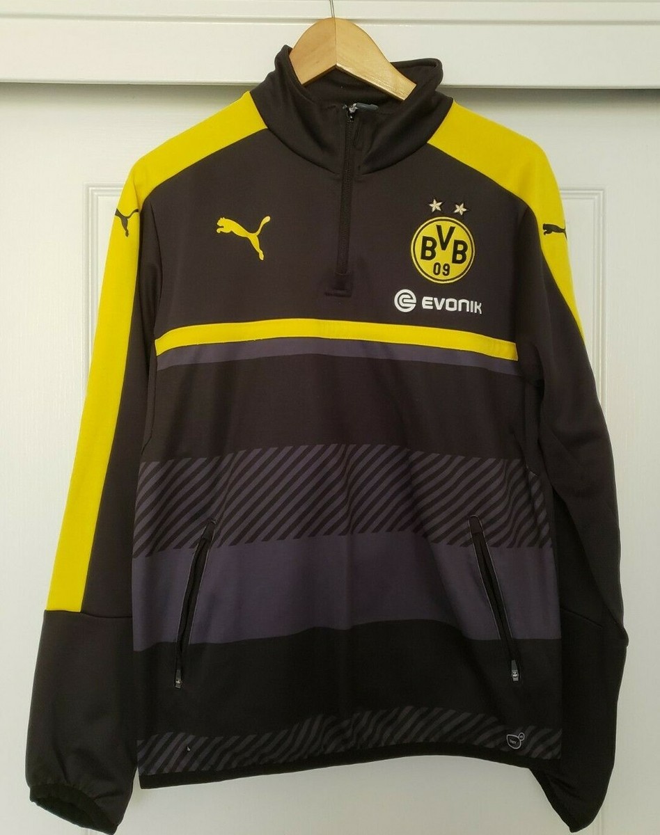 PUMA Borussia Dortmund BVB 1/4 Zip Training Top with EVONIX
