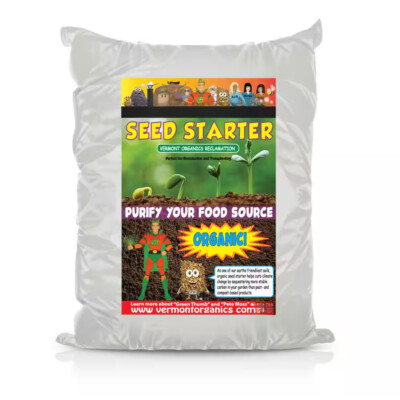 10 Qt.Seed Starter Mix - Premium All-Natural Germination Soil for Vegetables