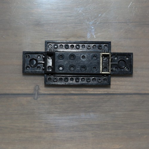 LEGO 30029 Black Vehicle Base 4 X 10X 2/3 with 2X4 Recessed Center QTY 1 - Picture 2 of 2