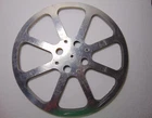 BIG Empty 16mm Aluminum Metal Film Reel 16" 2000ft Movie Take Up 2000' 600m