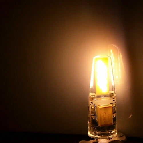 1-10x G4 COB LED 3W5W mini lampadina silice 12V lampadina lampada a innesto lampada - Foto 6 di 24