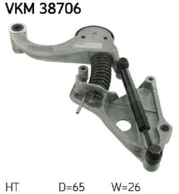 Original SKF Spannrolle Keilrippenriemen VKM 38706 für MINI
