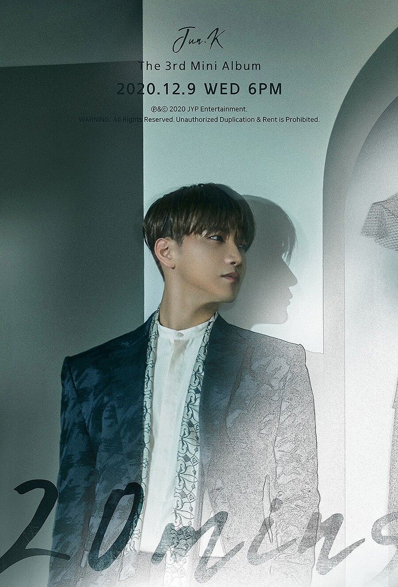 2PM JUN.K [20 MINS] 3rd Mini Album CD+POSTER+Photo Book+4 Card K