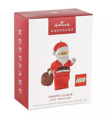 LEGO Hallmark Christmas Tree Ornament Santa Father Christmas Large