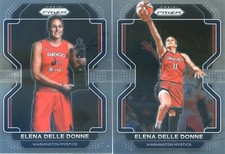 2022 Panini Prizm WNBA ELENA DELLE DONNE #85 BASE + #132 MVP TROPHY BASE MYSTICS