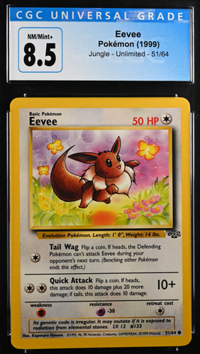 Eevee (Unlimited) graded CGC 8.5 for sale on eBay