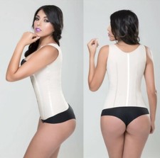Faja Colombiana Cinturilla Chaleco Reductor Dama Tiras Removibles Cintura