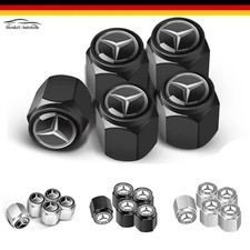 4 Ventilkappen im Mercedes Stil  für B/C/E/S/A Klassen GLC GLE CLA etc.