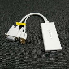 Insignia VGA to HDMI Converter Adapter 1080P HD Video Audio NS-PCAVH