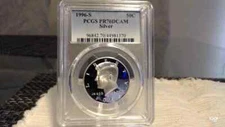 1996 S 50C Silver Kennedy Half Dollar Proof PCGS PR70DCAM