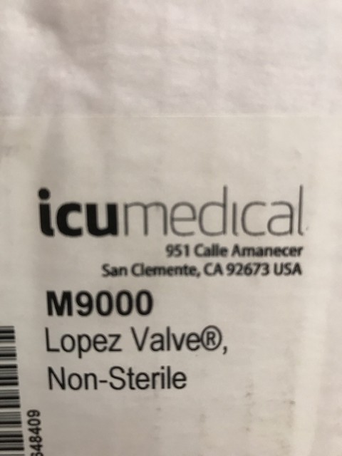 Icu Medical Lopez Valve For Enteral Feeding Ng Gastro J Tubes M9000 2 Set For Sale Online Ebay