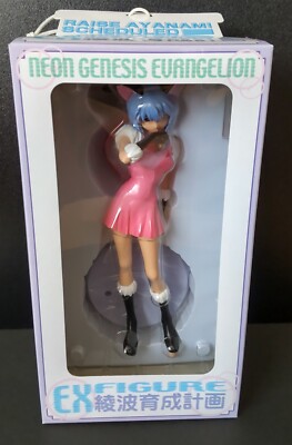 RARE Japan Neon Genesis Evangelion Extra Figure Cat Ears Rei Ayanami SEGA NEW