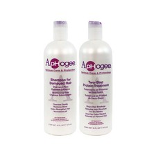 Aphogee Shampoo for Damaged Hair 16oz  Two-Step Protein Treatment 16oz Combo