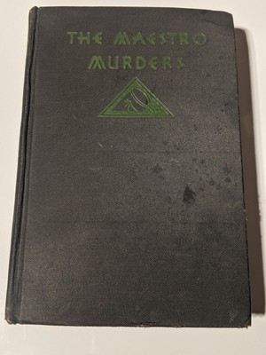Antique 1931 The Maestro Murders by Frances Wees Hardcover 1st Edition