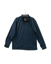 WearGuard Jacket Men's M Blue 1/4 Zip  Rain Wind Pullover Lightweight Lined