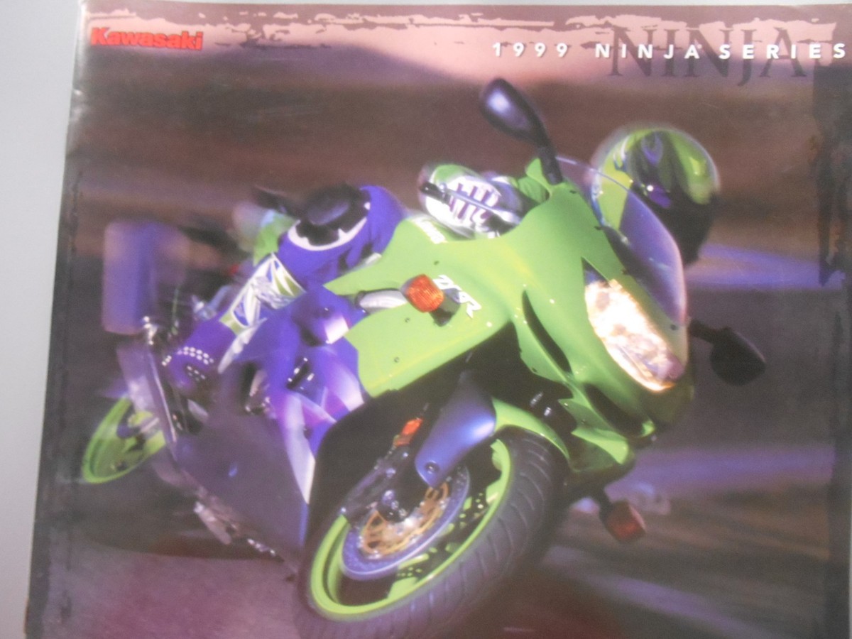 Kawasaki Features & Specification Brochure Chart 1999 Ninja Series