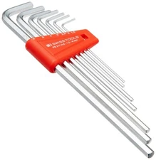 PB Swiss Tools Hex Key Set, long-type, chrome-plated, with sizes 1... From Japan
