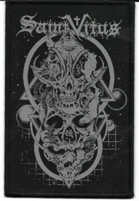 SAINT VITUS - SKULLS - Black Borders - Woven Patch / Aufnäher