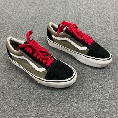 Vans Sneakers 721454 Mens 7 Womens 8.5 Suede Canvas Multicolor Low Skate
