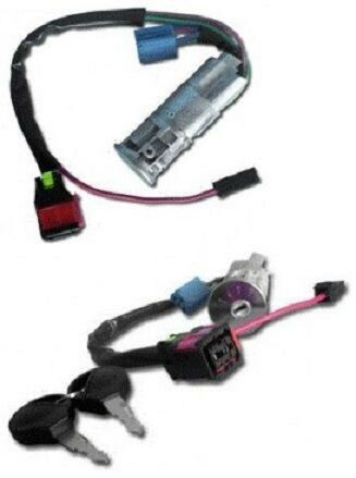 Neiman de direction Peugeot 206 anti-crochetage en acier trempé avec deux clés