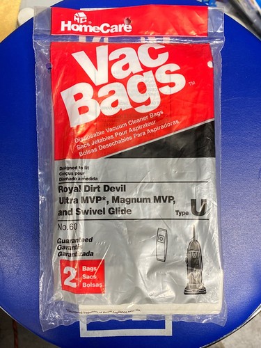 Home Care Staubsauger 2 Beutel Typ U Royal Dirt Devil Ultra MVP Neu Nr. 60 - Bild 1 von 2
