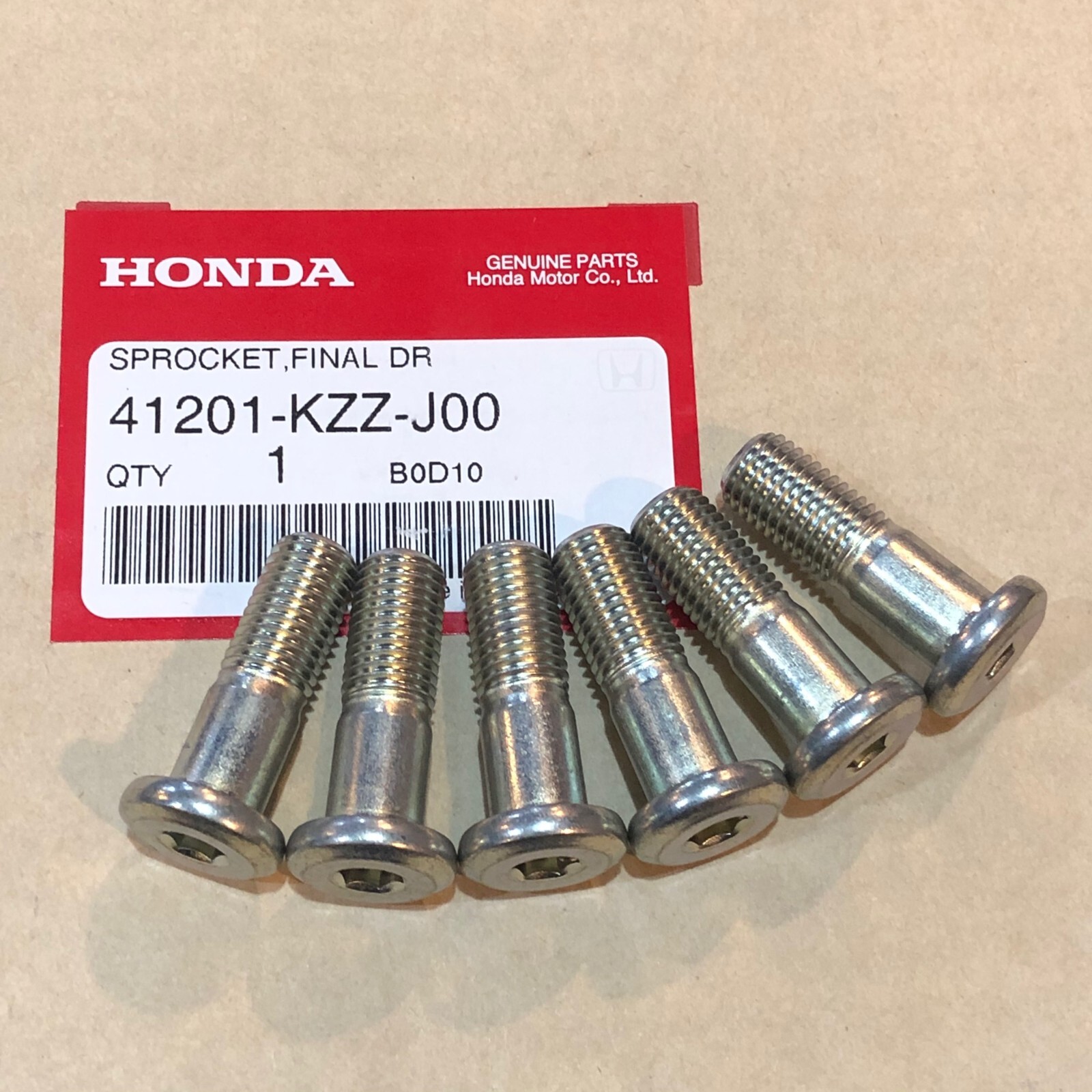 R05 Rear Sprocket Bolt Set For Honda CRF250 L M RALLY X6 Bolts Genuine
