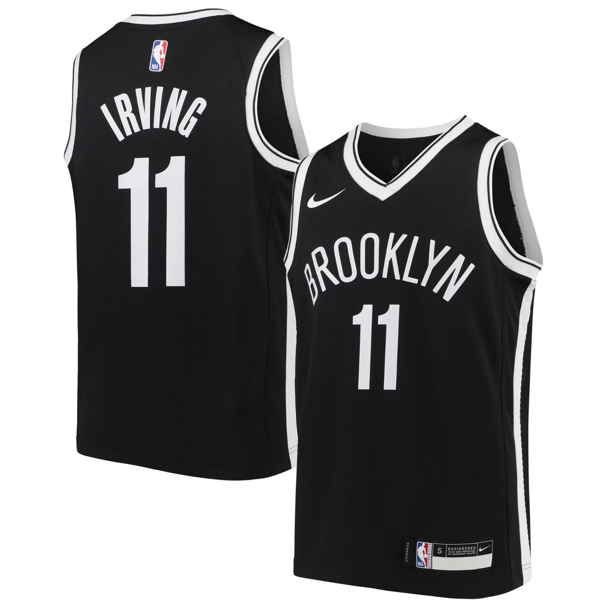 ウェア NBA Brooklyn Nets Kyrie Irving 11 XL Nike Kyrie Irving Men's #11 Brooklyn Nets Icon Swingman Black
