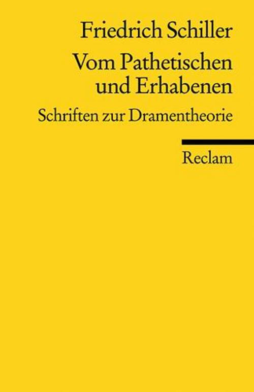 Thumbnail - Vom Pathetischen Und Erhabenen Friedrich Schiller