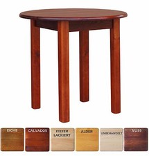 Runder Kiefer Tisch Esstisch Küchentisch Speisetisch massiv Restaurant NEU