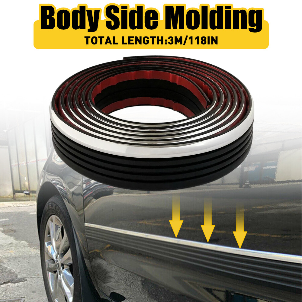 118-inch Exterior Body Side Molding Trim for 88-98 Chevy GMC Trucks