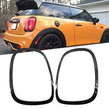 For 2013-19 Mini Cooper S F55 F56 F57 Gloss Black Tail Rear Light Trim Ring`