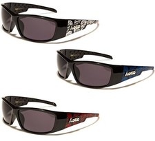LOCS HARDCORE CHOLO GANGSTER SHADES MAD DOGGER SKULL PRINT SUNGLASSES 123