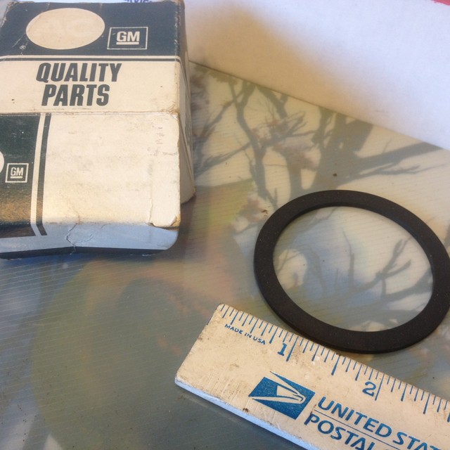 AC fuel pump gasket, 2 1/2 x 2 x 1/4 inch. NOS. Item 9405 eBay