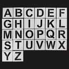 36pcs 4 Inch Alphabet Letters & Numbers Stencils PET Art for Painting ...
