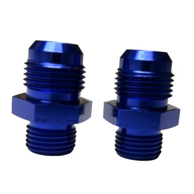 A ABSOPRO 2pcs Car Female AN8 To Male AN6 Flare Reducer Pipe - Foto 8