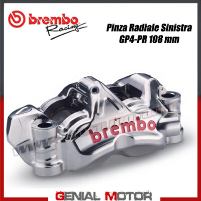 Radial Brake Caliper Brembo Racing GP4-PR CNC Left interaxle 108