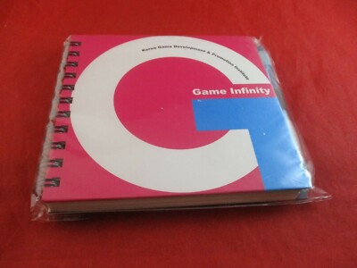 Game Infinity (Korea) Promo E3 Journal & Pen Set *NEW*