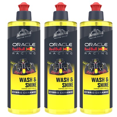 3 x Armor All- HYBRID CERAMIC Wash SHINE 500ml von ORACLE RED BULL RACING