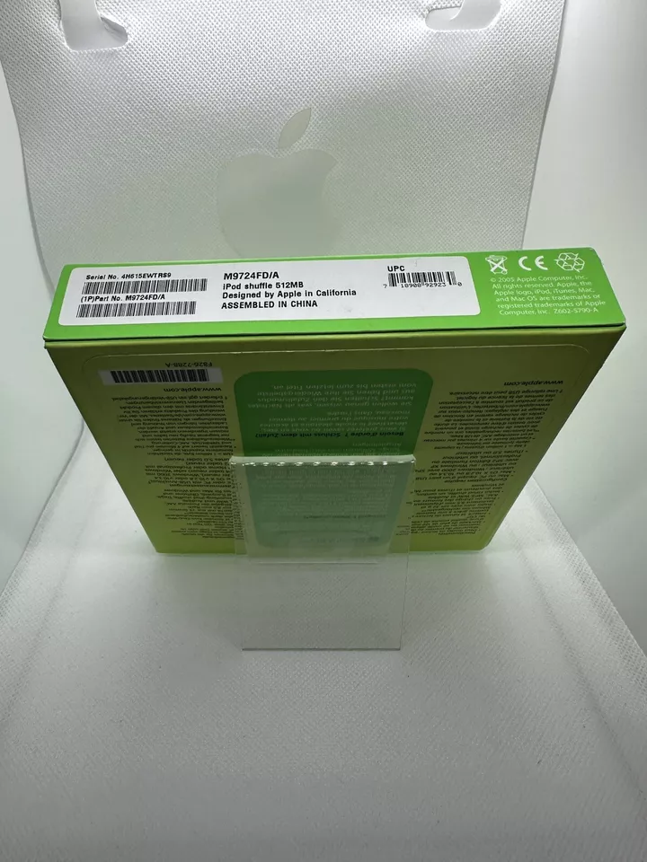 Apple iPod shuffle 1. Generation Weiß White 512MB Sealed Versiegelt NEU NEW 1st - Bild 3 von 4