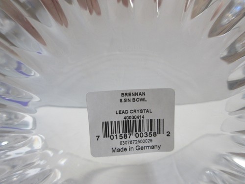 Waterford Marquis Lead Crystal BRENNAN 8.5" BOWL - Original Box - Picture 10 of 13