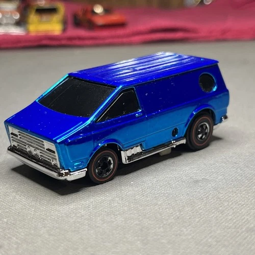 Vintage 1969 Hot Wheels Sizzlers Blue Vantom Mattell Redline Untested