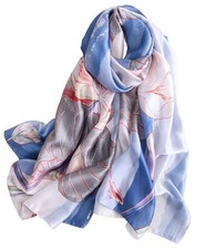 Womens 100 Large Mulberry Silk Scarf Long Satin Scarf Fashion Lightweight Wraps