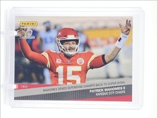 PATRICK MAHOMES II 2020 PANINI INSTANT PLAYOFFS CHIEFS #212 1/593 Q0358