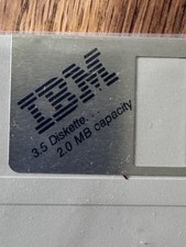 Vintage IBM HD 3.5 Floppy Diskettes Eight New Old Stock unformatted Disks