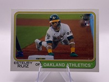 Esteury Ruiz 2023 Topps Heritage High Number #569 Oakland Athletics ROOKIE Card . rookie card picture