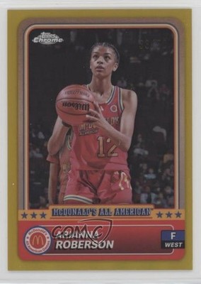 2024 Chrome McDonald's All American Gold Refractor 33/50 Arianna Roberson 3hd