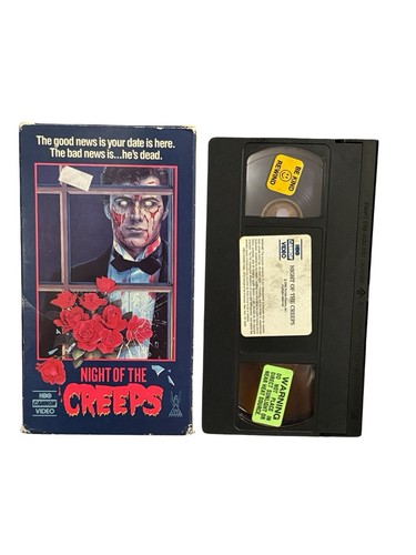 Night of the Creeps VHS Kassette HBO Kanone Video 1986 ohne Barcode Horror Gore Kult - Bild 3 von 10